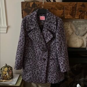 Leopard Print Women's Coat